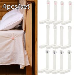 Clothing & Wardrobe Storage 4pcs/set 3Colors Home Household Bed Mattress ABS Non-slip Sheet Holder Clips Cover Fastener Clip ClampsClothing