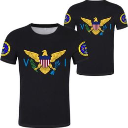 Virgin Island T Shirt Name Number Vir T shirt P o Clothes Print Diy Free Custom Made Not Fade Cracked Tshirt Jersey Casual 220614