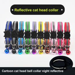 Pet Collar With Bell Adjustable Cat Collars Soft Protect Pet Supplies Teddy Bomei Dog 1223836