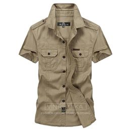jeep shirts Canada - Plus Size M-5xl Summer Men 'S Casual Brand Short Sleeve Shirt Man 100 %Pure Cotton Afs Jeep Khaki Shirts Army Green Clothing 2769