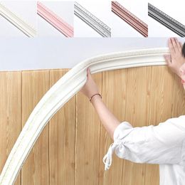 Wall Stickers Styles 3D Foam Edge Strip Self Adhesive Waterproof Baseboard Corner Waist Line Sticker Border Home DecorWall