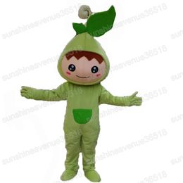 Halloween Green Leaf Mascot Costume High Quality Cartoon Character Carnival Unisex Adults Size Christmas Birthday Party Fancy Outfit