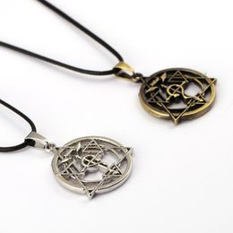 Pendant Necklaces Jewellery Fullmetal Alchemist Choker Necklace Magic Circle Men Women Gift Anime AccessoriesPendant