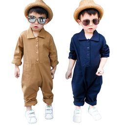 Clothing Sets Spring Autumn Baby Boys Jumpsuit Clothes For 1-6 Yrs Toddle Girls Overalls Pants Kids School Jumper Children ClothingClothing