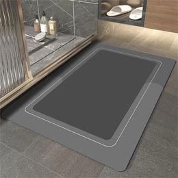 Absorbent Bath Mat Solid Colour room Rug Napa Skin Doormat Non-silp Tapis Easy To Clean alfombras para 220401
