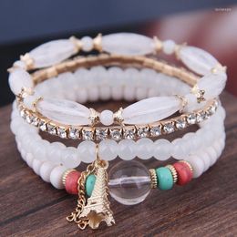 Charm Bracelets YADA Fashion Gold Tower Bracelets&Bangles For Women Beads Tassel Crystal Jewelry Multi-layer Bracelet BT210004 Lars22