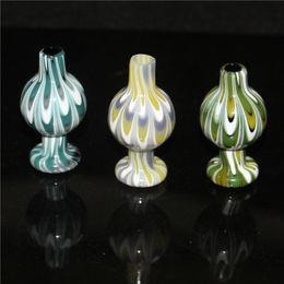 Smoking Glass Carb Caps Directional Bubble Ball Colourful Carb Cap For Quartz Banger Nails Water Bongs Dab Rigs