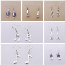 Dangle & Chandelier Fashion Handmade Earrings Personality Jewelry Music Creative Gift Note Pendant For Teacher StudentDangle Odet22