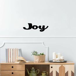 Joy Word Metal Wall Art | 9" Long X 4" High