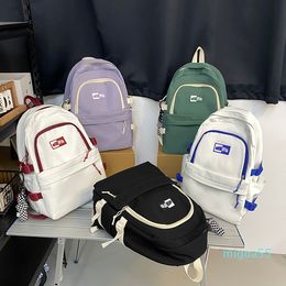 student bags backpack Multi Pocket men's and women's travel waterproof nylon simple travel bag