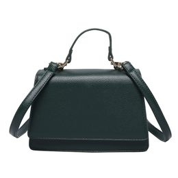 Grils messenger bags Vintage PU leather ladies shoulder bag fashion letter women's handbag classic style wallet 22*15*19cm