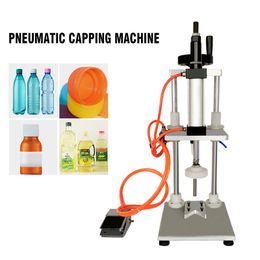 Pneumatic Crown Cap Capper Plastic Bottle Pneumatics Capping Machine Soy Sauce Bottles Oil Pot Packaging Caps