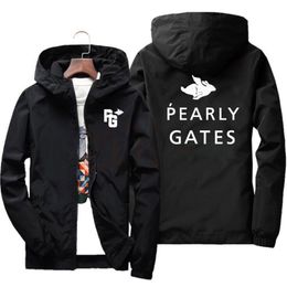 Pearly Gates Print Men Spring and Autumn Design Coat Casual Outdoor Baseball Tops Man Slim Fit Sports Zipper Korean Jacket 220810