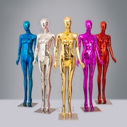 Colorful Women Mannequin Different Color Shiny Electroplated Model Factory Direct Sell