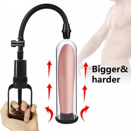 Manual Penis Enlarger Pump Enhancement Extender sexy Toys for Men Male Masturbation Trainer Vacuum Adult Tool