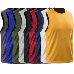 Adult Men Women Running Outdoor Shirts Tight Gym Tank Top Fitness Sleeveless T shirts Sport Exercise Basketball Vest Clothes 554 220520