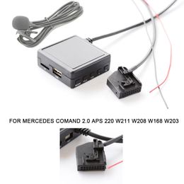 -Car Aux Cable Microphone поддерживает Usk Disk Bluetooth Adapter Call для Mercedes Comand 2.0 APS 220 W211 W208 W168 W203