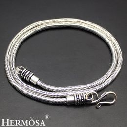 Chains Hermosa Vintage Jewelry BALI STYLE 4mm Snake Chain Necklace 18 Inch/20 Inch/22 Inch