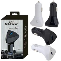 Quick Charging Fast adaptive charge car charger power adapter for Samsung android phone with retail box