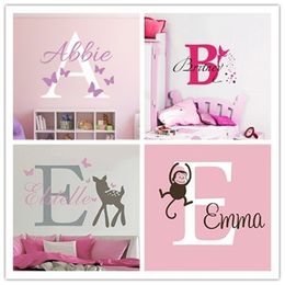 YOYOYU Personalized Name Baby Nursery Room Wall Sticker Custom For Girl and Boy Decal Mural Poster Decor W27 Y200103