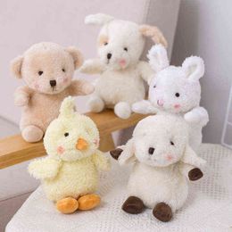 Cm Soft Baby Sussen Cuddle Cartoon Dog Rabbit Bear Sheep Duck Cuddles Doll Children Toys Birthday Gift for Kids J220704