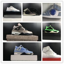 size basketball shoes Australia - 4s University Blue 1s I Hype blue Legend 11 low men basketball shoes sports sneakers trainers top quality size 7-13 2XWF