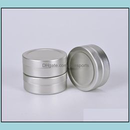 20G Empty Aluminium Cream JarsCosmetic Case Jar20Ml Aluminium Tins Metal Lip Balm Container Sn1935 Drop Delivery 2021 Packing Boxes Offi