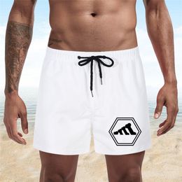 Summer Men Surfing Shorts Print Brand Beachwear Sexy Swim Trunk Male Casual Swimsuit Middle Waist Breathable Beach Surf 220425