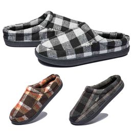 Men Shoes Winter Home Slippers Men Furry Short Plush Indoor Shoes For Men Home Soft Slippers 2021 Antislip Massage Slippers J220716