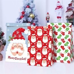 Fengrise 12pcs Christmas Bag Merry Christmas Decor For Home Table Santa Claus Christmas Ornament Navidad Gift Year 201203