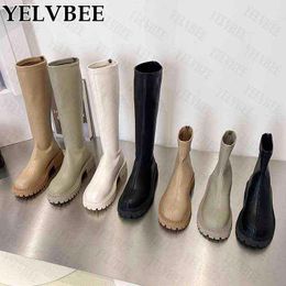 Boot 2022 New Winter Ankle Chelsea Mid Heel Platform Women Bota Snow Warm Designer Motorcycle Gladiator Oxford Zapato 220805