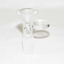 14mm 10mm Thick Bowl Piece for Glass Bong Slide Funnel Bowls Hookahs Pipes bongs smoking heady oil rigs