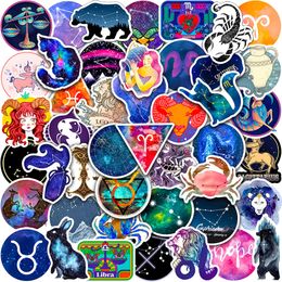 50PCS constellations Skateboard Stickers For Car Baby Diary Phone Laptop Kids Toys DIY Decals