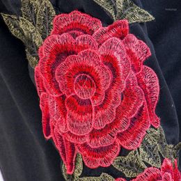 Women's Hoodies & Sweatshirts Womens Long Sleeve Hoodie Embroidery Floral Sweatshirt Jumper Pullover Tops Coat Hoody For Women