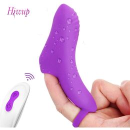 Finger Vibrator sexy Toys For Women Vaginal G Spot Massager Clitoris Stimulator Wireless Remote Vibrators Female Adults Product