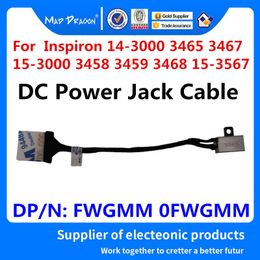 Computer Cables & Connectors Laptop DC-IN DC IN Cable Power Jack For Vostro 14 3468 15 3465 3467 3567 450.09W05.0001 FWGMM 0FWGMMComputer Co