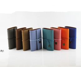 A6 Retro Creative Bandage Notepad Pocket Bookkeeping Book Diary Leather Small Notebook GCA13100