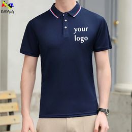 Customizeddesigned shortsleeved shirt men and women Personalised Polo shirt work casual advertising top 220609