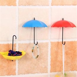 Hooks & Rails Pcs Umbrella Hook Wall Door Key Hanger Holder Decorative Bathroom Kitchen Tools AccessoriesHooks