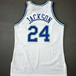 Chen37 Jimmy Jackson 93 94 Game Worn Issued Jersey Basketball Jersey Size S-5XL or custom any name or number jersey
