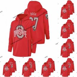 VipCeoA3740 Male Ohio State Buckeyes Champ Drive Football Hoodie 97 Joey Bosa Dwayne Haskins Braxton Miller Cris Carter Ezekiel Elliott Archie Gryphon