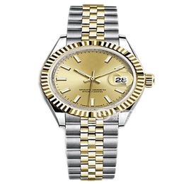 -DH Maker 28mm Ladies Rel￳gios autom￡ticos Watch Movement Ladys 279174 Mulheres perp￩tuas Data Wristwatches271z