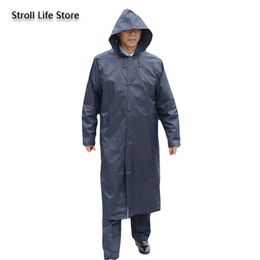 Work Outdoors Long Raincoat Body Large Rain Poncho Men and Women blue Jacket Waterproof Suit for Fishing Gabardina Hombre Gift 201016