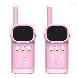 Walkie Talkie Mini Cute Kids' Talkies Clear Sound Wireless Manipulation 2 Way Radio Toy Parents-Child Gift 1-3 Km Of DistancsWalkie