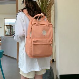 Japanese Student Women School Bag Female handbag Backpack Waterproof High capacity Lady Laptop Book bags minority Girl 2022 new