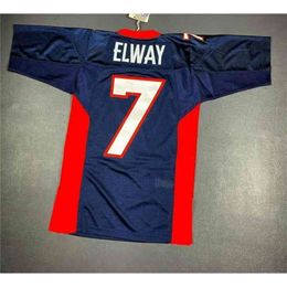 Uf Chen37 rare Football Jersey Men Youth women Vintage John Elway Mitchell Ness 1997 High School JERSEYS Size S-5XL custom any name or number