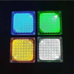 Solar Brick Lights Ice Cube Lights White/Warm/Y/G/B IP68 Waterproof Garden Patio Yard Lawn Underground Buried lamp