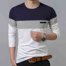 Round Neck Sweater Men Knitted Pullover Tops Quick Dry Long Sleeve Autumn Sweater for Daily Wear sueter masculino L220704