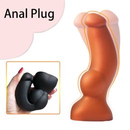 Massage Soft Butt Plug Sex Shop Anal Plug Dildo for Anal Dilator with Super Suction Erotic Toys Big Buttplug Women Vagina Masturbation