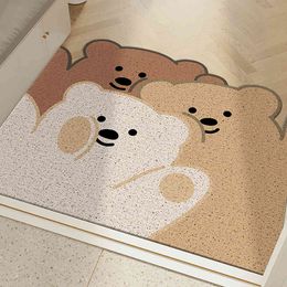 Household Dust Removal and Anti-skid Cutting Silk Circle Cartoon Carpet at the Entrance Door Floor m Wear-resistant Foot Pad